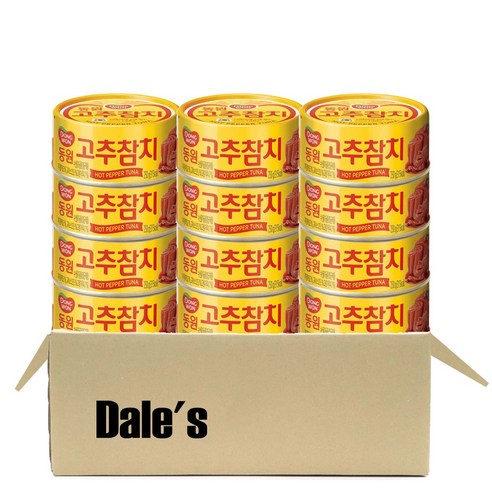 데일즈기획 동원 고추 참치, 250g, 12개