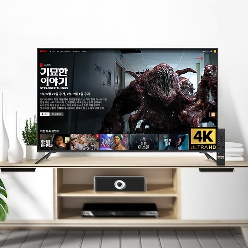 [써밋티비] A430ES9 UHD 43인치 UHD 구글안드로이드 스마트 TV /택배 / 스탠드형 / 벽걸이형 방문설치