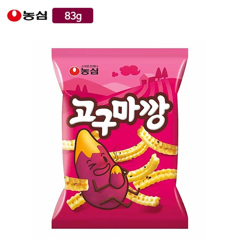 농심 고구마깡 83gx2봉/고구마스낵/과자, 83g, 2개
