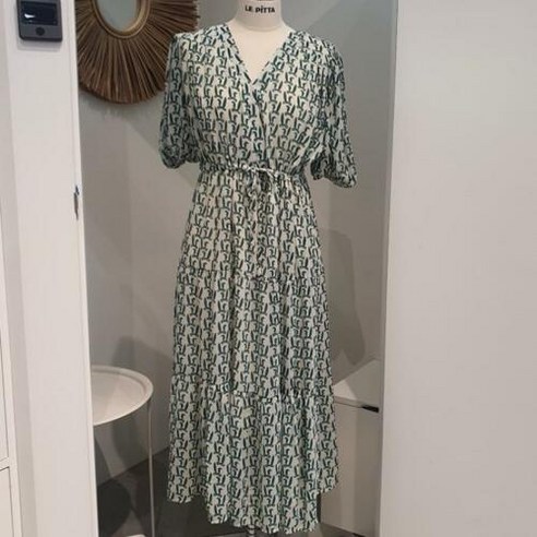 LE PITTA(르피타) 르피타 HC06 깡총 패턴 원피스 L242UOP502