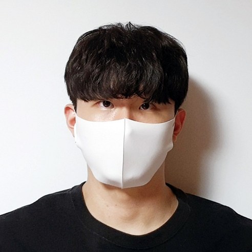 KS쿠사 연예인 패션마스크 11매입, L., 화이트