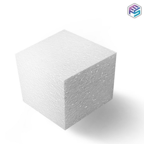 정사각 스티로폼 가로x세로 15x15 cm 단열재 꽃꽂이 만들기 공예용 사각스티로폼, 1개