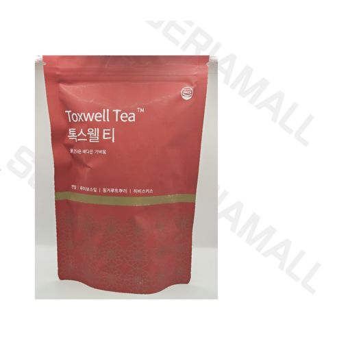 톡스웰 티 Toxwell Tea 30개입 (1개월분) 루이보스 링거루트뿌리 히비스커스, 3개, 30회분