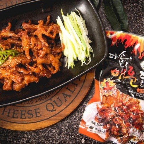 다솔직화구이 매운 무뼈닭발 순한맛 200g