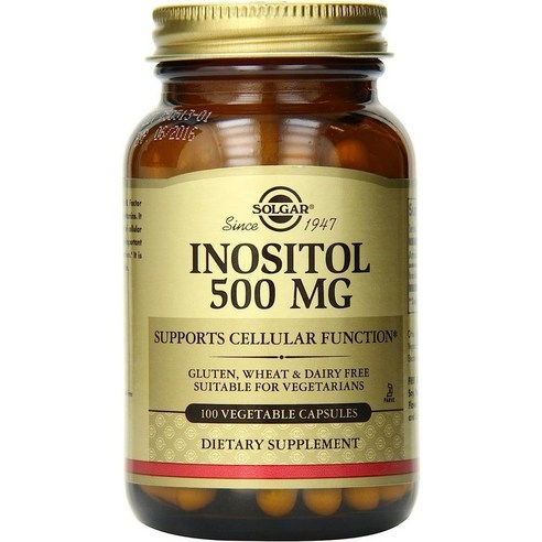 솔가 이노시톨 Myo Inositol 500mg 100 베지 캡슐, 100베지캡슐, 1개, 100정