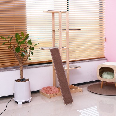 더따슴 DIY 원목 캣타워 5단: 홈 컨퍼트의 새로운 차원