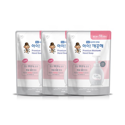 아이깨끗해 프리미엄 핸드워시 450ml 용기 2개(향선택), 2개