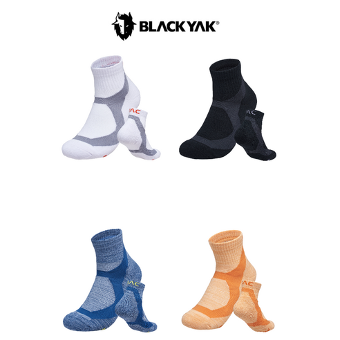 블랙야크 공용 사계절 단목 흡습 속건 쿨맥스 등산양말 알파인로우삭스 2BYSCX2903, 흰색(WHITE)
