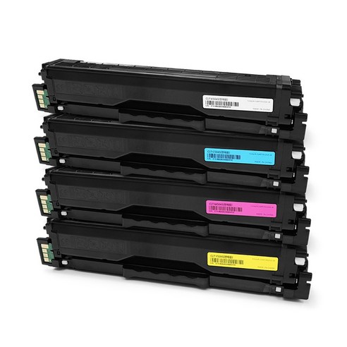 모노테크 삼성 호환 CLT-K504S 재생토너 세트 SL-C1453FW SL-C1404W C1454FW, 1세트, 검정+파랑+빨강+노랑