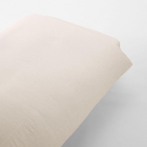 무인양품 MUJI 리오셀 이불 커버, 베이지