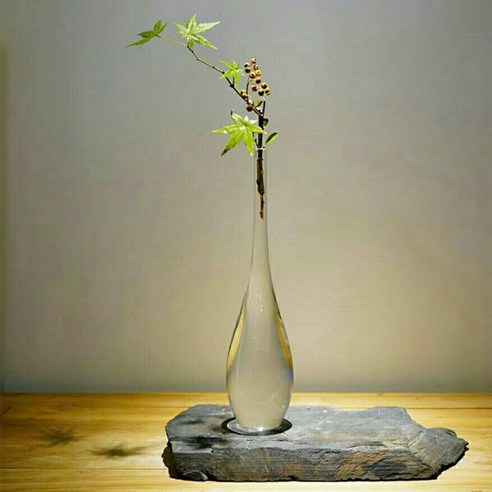 DFMEI 꽃병. 화병.Vase.--심플 글라스 꽃병 글라스 꽃꽂이 신중국식 진열장입니다.무대 위 화병 선의 경지 가정집입니다., DFMEI.크레인 헤드 병, {"패션의류/잡화 사이즈":"기본"}