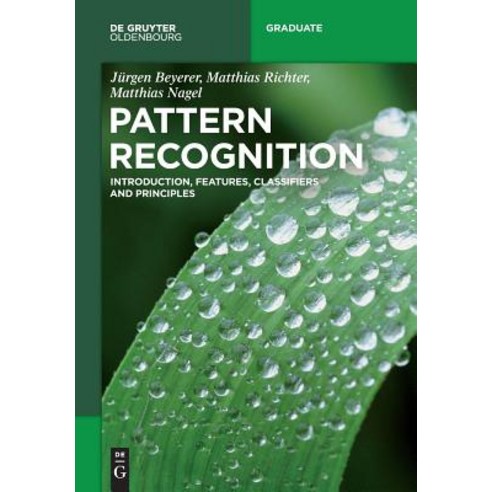 Pattern Recognition: Introduction Features Classifiers and Principles Paperback, Walter de Gruyter