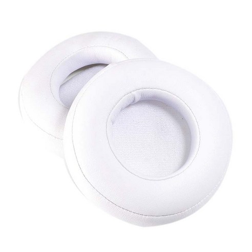 Xzante 헤드폰 케이스 스폰지 귀마개 귀 쿠션 가죽 매직 사운드 녹음 스튜디오 프로 detox 화이트, 하얀색