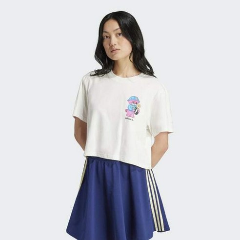 [아디다스] 아디도러블 크롭 티 IT5366