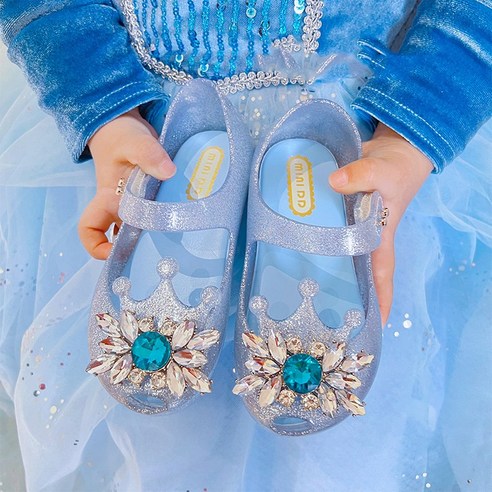 레리꼬 아동 눈꽃 공주 얼음 보석 젤리신발