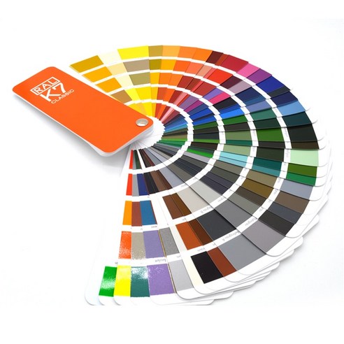 독일 RAL K7 컬러 카드 국제 표준 215 색상 컬러북