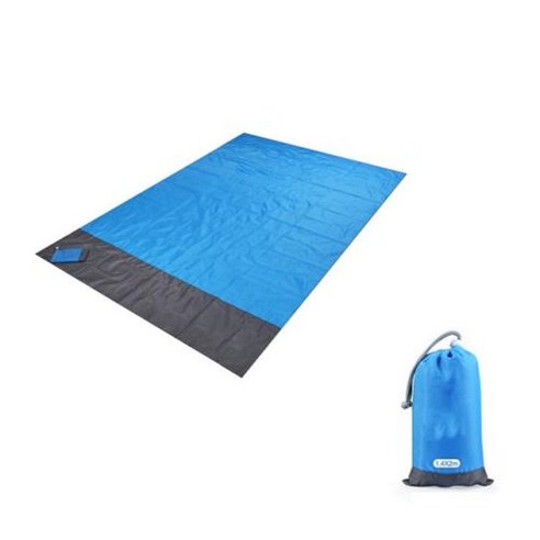 피크닉매트 야외 방수 비치 접이식 담요 캠핑 경량 1PC, 1) blue grey
