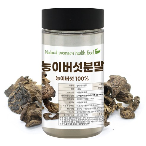 능이버섯 분말 가루 향버섯 노루털버섯 능이 백수 삼계탕, 1개, 100g