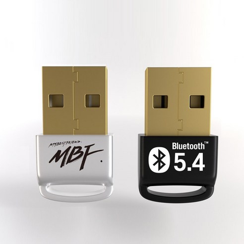 블루투스 동글 5.4 동글이 PC 데스크탑 USB 버즈 에어팟 어댑터 동그리, 블루투스동글5.4(블랙), 1개
