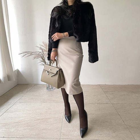 겨울용 퍼숏 자켓