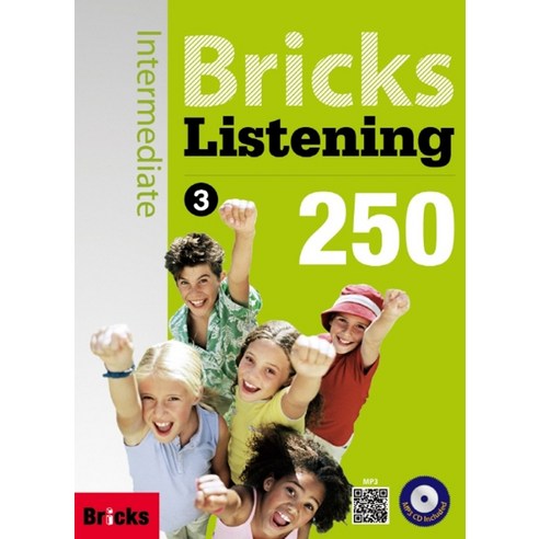 브릭스 리스닝 인터미디엇 Bricks Listening Intermediate 250-3 : Student Book + Workbook, 브릭스(BRICKS) 브릭스리스닝250