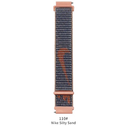 갤럭시워치 나이키 스포츠루프 스트랩 밴드 여름 물놀이, 20mm, 04. 샌드핑크, 1개