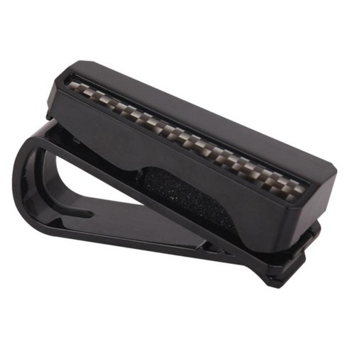 자동차 썬 바이저 범용 액세서리 부품 용 차량 홀더 클립 안경, 검은 색, 67x25x25mm, PC 신소재