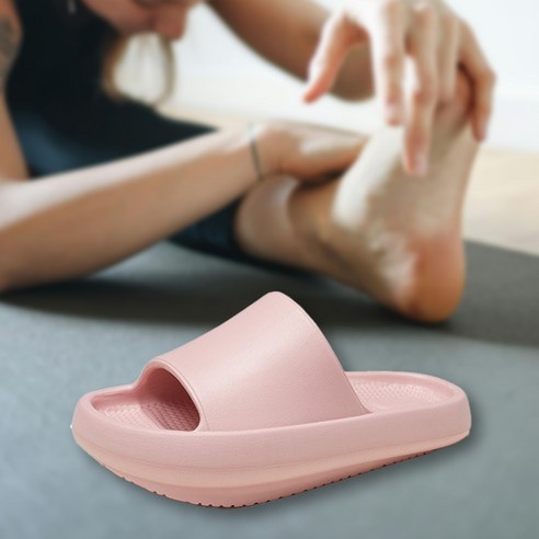 럭키홈쇼핑 무중력 스트레칭 슬리퍼 – 족저근막염 완화, 발편한 실내 사무실 샌들 발아치슬리퍼