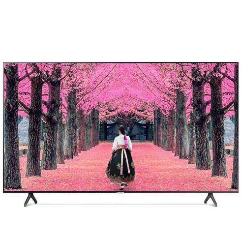 삼성전자 75인치 TV UHD 4K Crystal 비즈니스 189.3cm 스탠드 벽걸이 방문설치, 기사님방문설치, 75인치 스탠드, 수거하지 않음