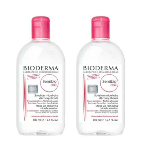 바이오더마 센시비오 클렌징워터 500ml x 2개입 h2o 대용량 페이셜 클린싱 코스트코 저자극 클렌저 세안수