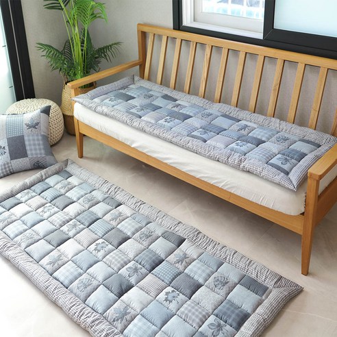 돌 쇼파패드 방석 토퍼 90×200 사이즈 쇼파흙침대