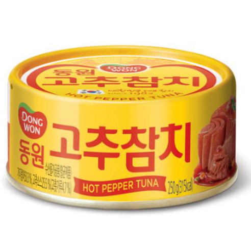 동원참치 고추참치 250g 1캔, 22개