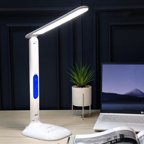 플랜룩스 충전식 다기능 무선 LED 스탠드 LSV-03, 화이트