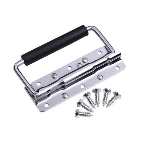 Flightcase 또는 스피커 캐비닛 스테인리스 스틸 5''''*3''''용 스프링 드롭 핸들, 실버, 설명