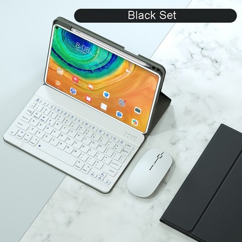 [시요] 마그네틱 키보드 케이스 샤오미 Mipad 5 키보드 및 마우스 Xiami Xaomi Xiaomi Mi Pad 5 Pro 용 연필 홀더 태블릿 케이스 포함, blackwithcase, ForXiaomiPad5, ForXiaomiPad5