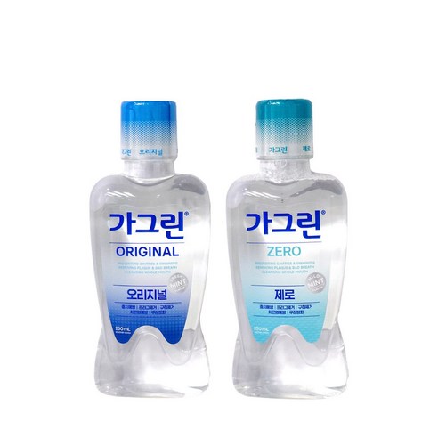 가그린 유아용 휴대용 구강청결제 250ml, 안매운 오리지널/제로 타입, 1개 가그린제로