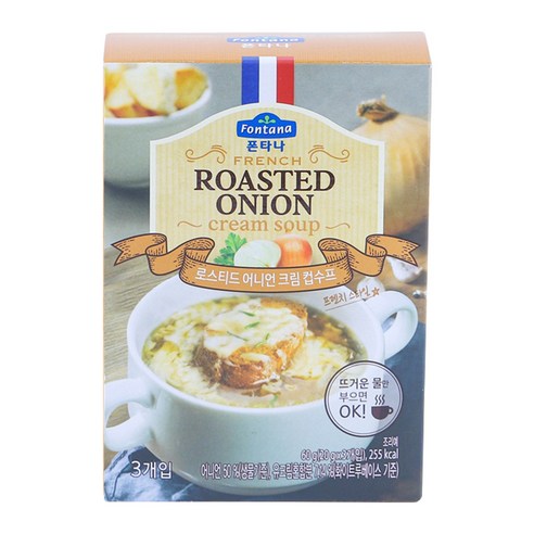 프렌치 로스티드 어니언크림 컵수프 60g 즉석스프, 1개