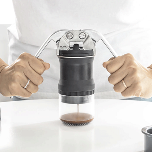 레버프레소 V4 휴대용 레버 에스프레소 머신 캠핑 커피메이커, 가압필터(크래마)