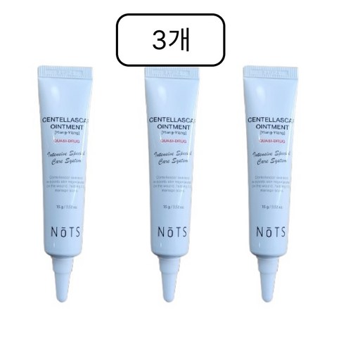 낫츠 센텔라스카 연고 일랑일랑, 3개, 15ml