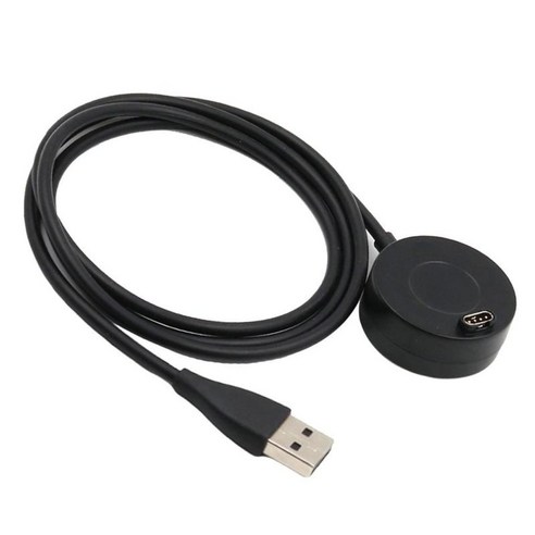 Fenix ​​5/5S/5X용 교체용 USB 데이터 동기화 충전 라인 충전기, 35x35x15mm, 블랙, 플라스틱