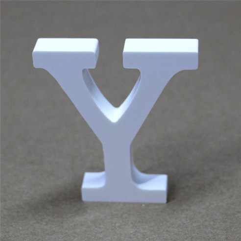 DIY 20cm 서 나무 나무 편지 흰색 알파벳 결혼식 생일 파티 홈 장식 맞춤 이름 디자인, Hight20cmThick12mm, Y