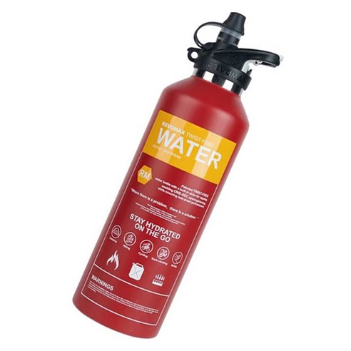레보맥스 소화기 시리즈 트위스트 프리 스트로우 워터 보틀, 1개, 차이니즈 레드, 950ml