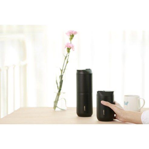 라비다 아톤스 캠핑 휴대용 올인원 커피메이커 (그라인더+주전자+드리퍼+컵)