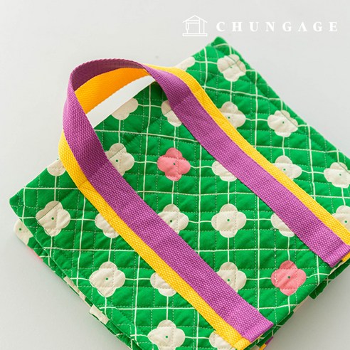 컬러 웨빙끈으로 밋밋한 가방에 개성 한 스푼!