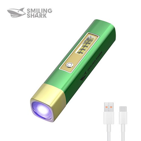 SmilingShark 공식스토어 젤네일램프 충전식 휴대용 UV&LED 젤램프 경화 레진 무선 미니 네일아트 젤네일스티커, 2개, 그린