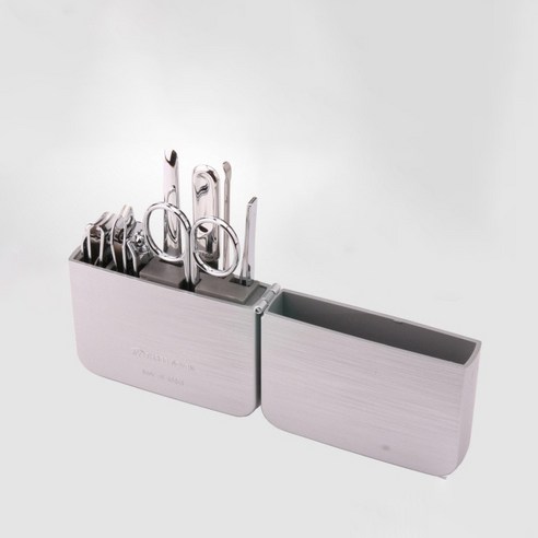 쓰리세븐 휴대용 손톱깎이세트 실버 7pcs TS-4112C, 1세트