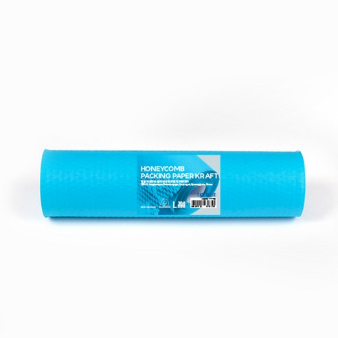 PaperPhant 벌집 크라프트 종이 완충재 포장지 380mm(폭) 85M(길이), 스카이 블루, 1개