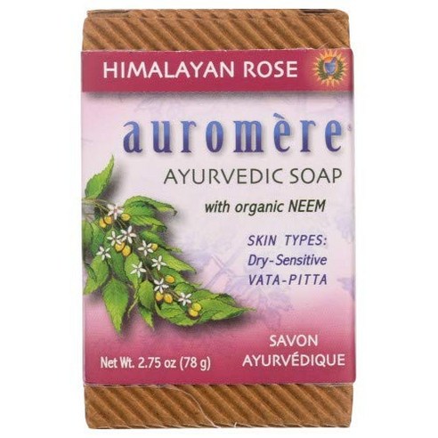 Auromere 아유르베딕 비누, 78g, 1개