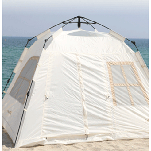 캠프미 어반 화이트 간편한 원터치 텐트: 어디서나 편리한 야외 모험을 위한 필수품