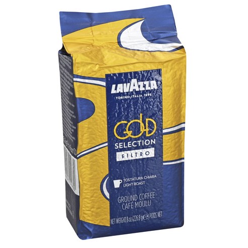 라바짜 필트로 커피, 분쇄커피, 226.8g, 골드 셀렉션 라이트 로스트 (Gold Selection Light Roast)